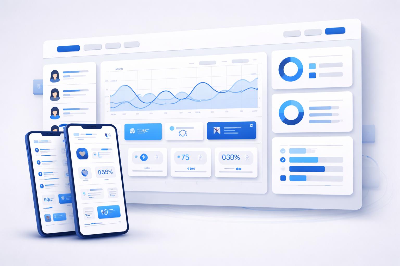 Custom healthcare software development for clinics and HealthTech startups